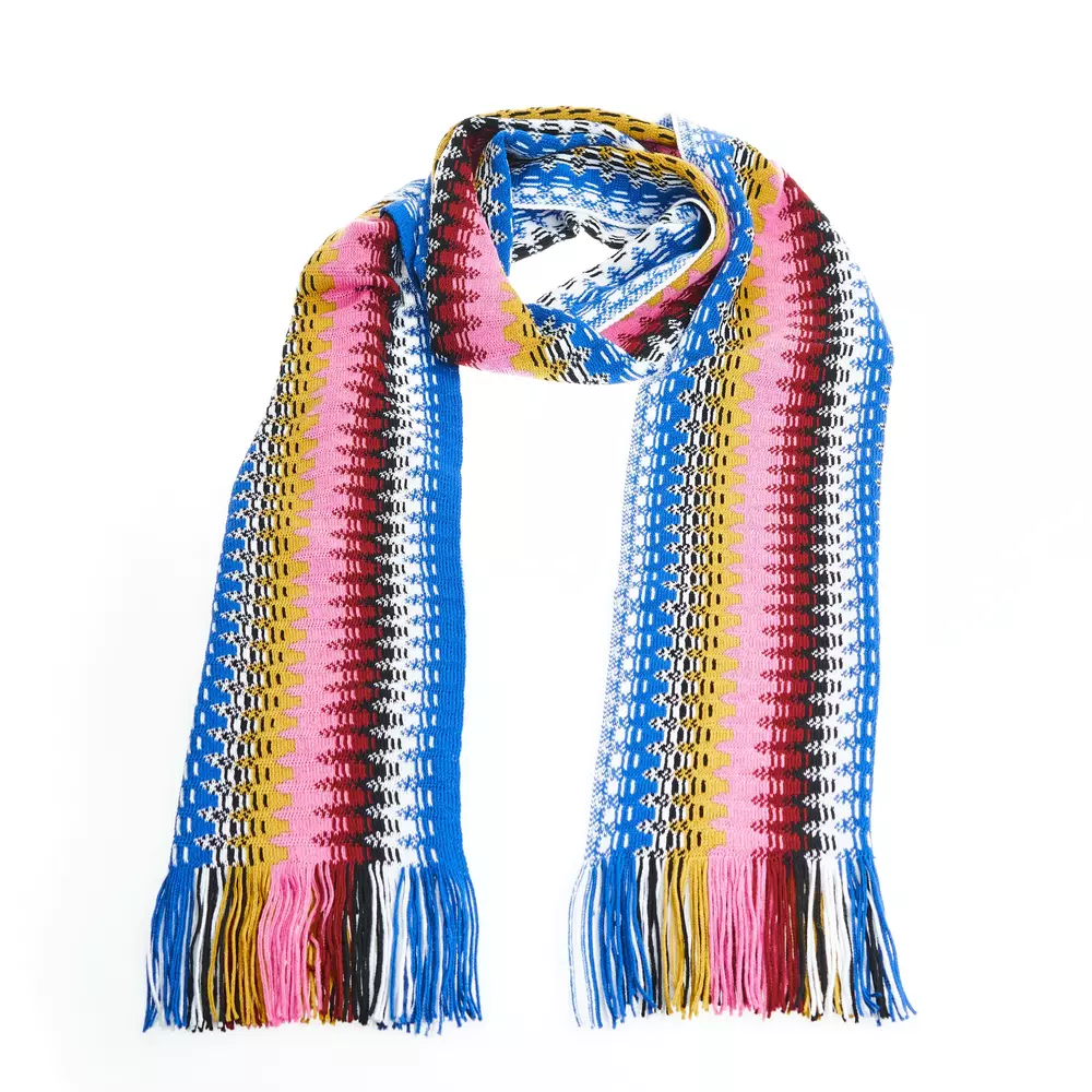 

Многоцветный шерстяной женский шарф Missoni