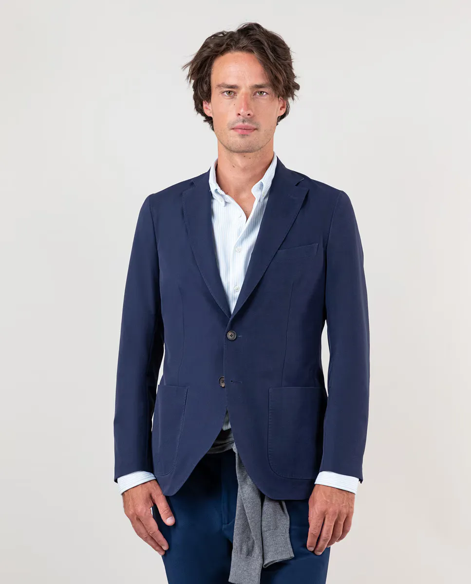 

Блейзер приталенного кроя Sepiia Marinho El Ganso, темно-синий