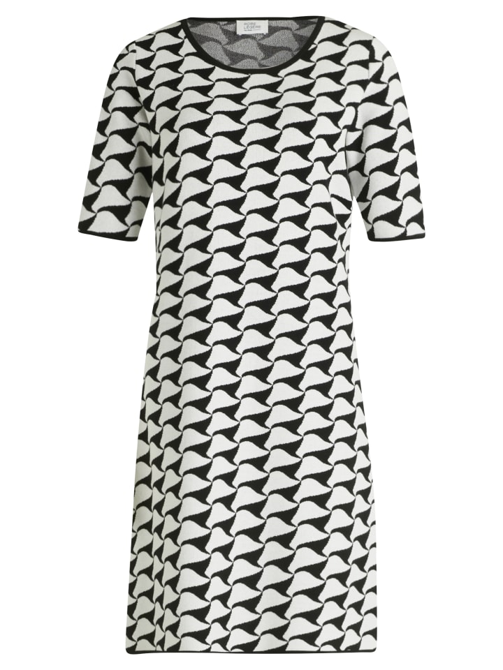 

Короткое платье Vera Mont Strickkleid mit Jacquard, цвет Cream/Black