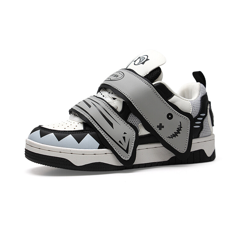 

Кроссовки STUR YSN Skateboarding Shoes Unisex Low-top, белый/черный