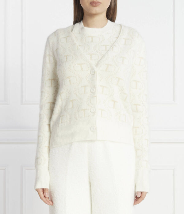 

Кардиган Regular fit Twinset, белый