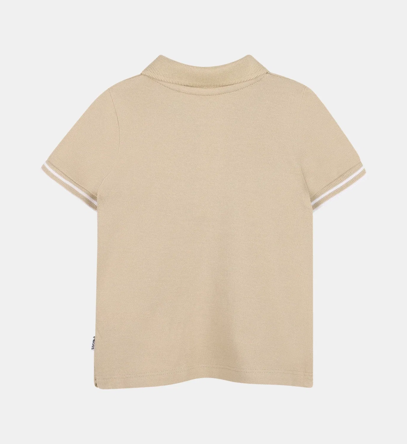 Комплект из поло и бермуд Boss Kidswear, бежевый — фото 3