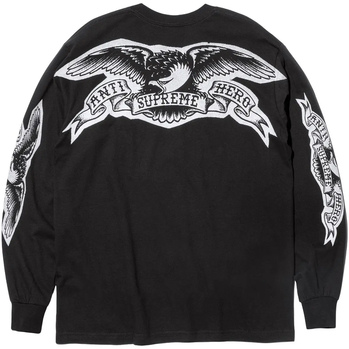 Футболка Antihero FW25 WEEK12 Eagle с длинными рукавами унисекс Supreme, белый — фото 4