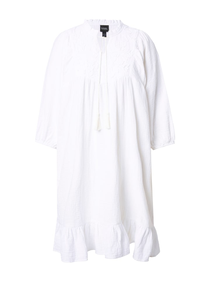 

Платье до колена Ulla Popken, белый