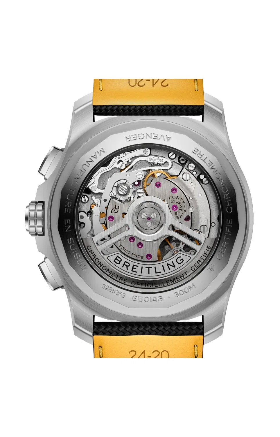 СУПЕР АВЕНДЖЕР B01 ХРОНОГРАФ 46 - EB0148101B1X1 BREITLING, серебряный — фото 2
