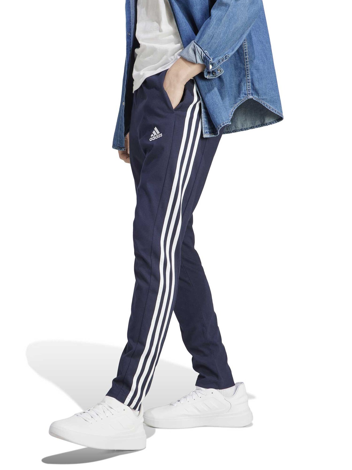 

Спортивные брюки Adidas Sportswear Essentials Single Jersey 3-Stripes, синий