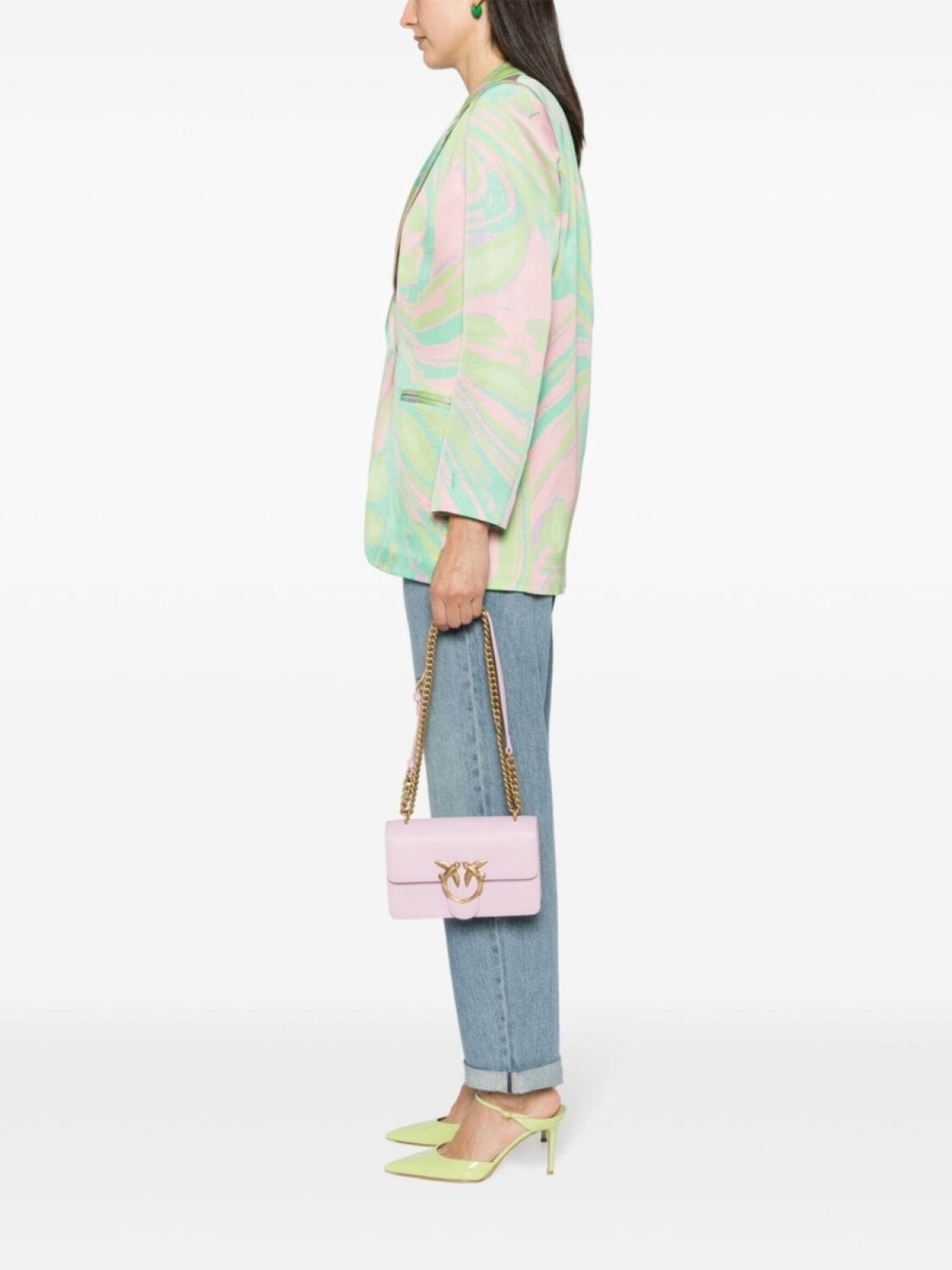 

Сумка PINKO Love One Classic, сиреневый