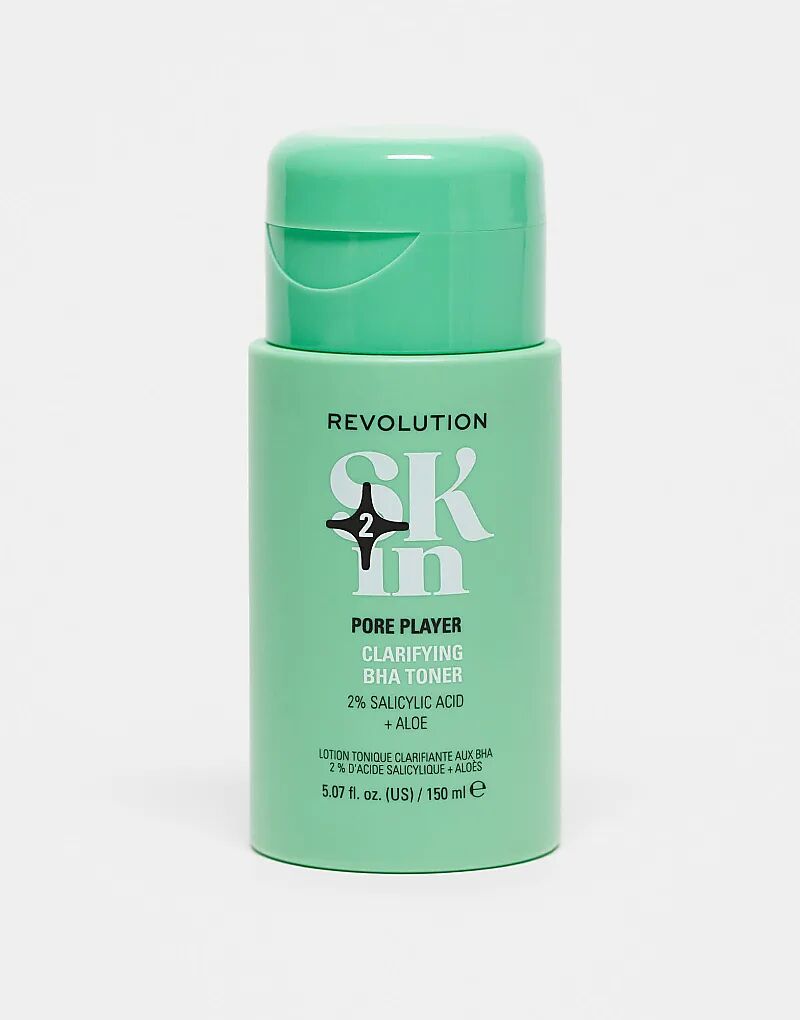 

Revolution Skin Pore Player 2% Салициловая кислота и алоэ очищающий BHA-тоник 150 мл Revolution Skincare
