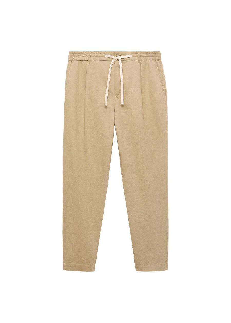 

Обычные брюки со складками спереди MANGO MAN Romelino, Beige