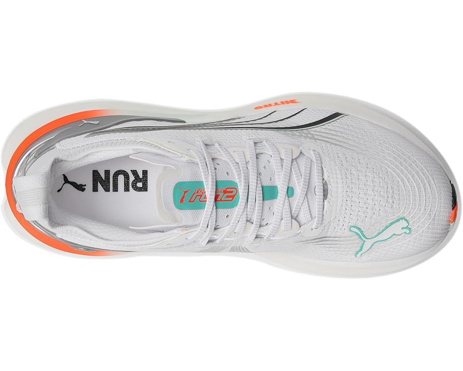 Кроссовки PUMA Foreverrun Nitro, цвет PUMA White/Glowing Red — фото 2
