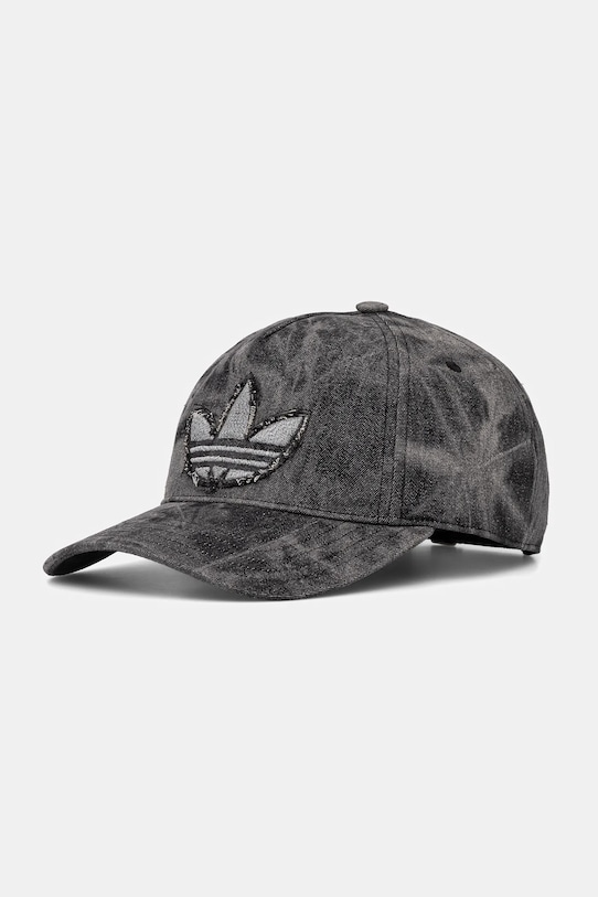 

Бейсболка хлопковая с козырьком Adidas Originals, серый