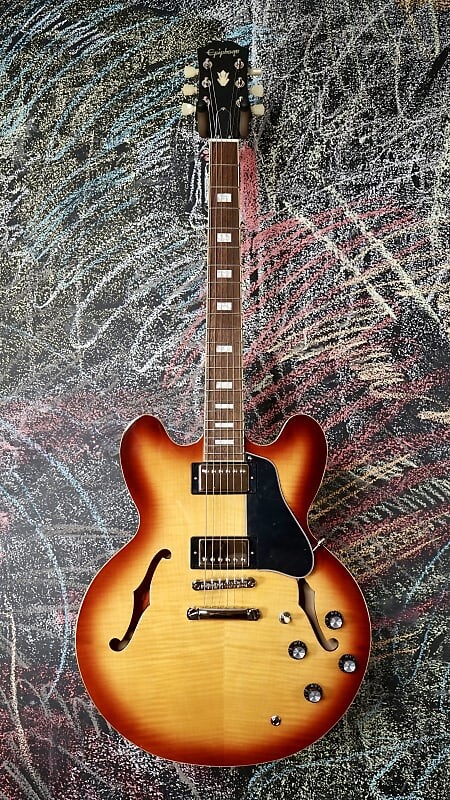

Электрогитара Epiphone ES-335 Figured Raspberry Tea Burst