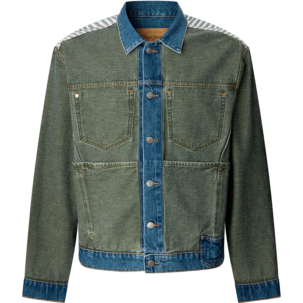 

Куртка Pepe Jeans W11 Reverse denim, зеленый