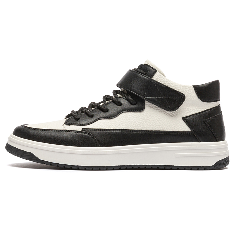 

Кроссовки High-Top Skateboard Shoes Men's QIAONAI, черный/белый