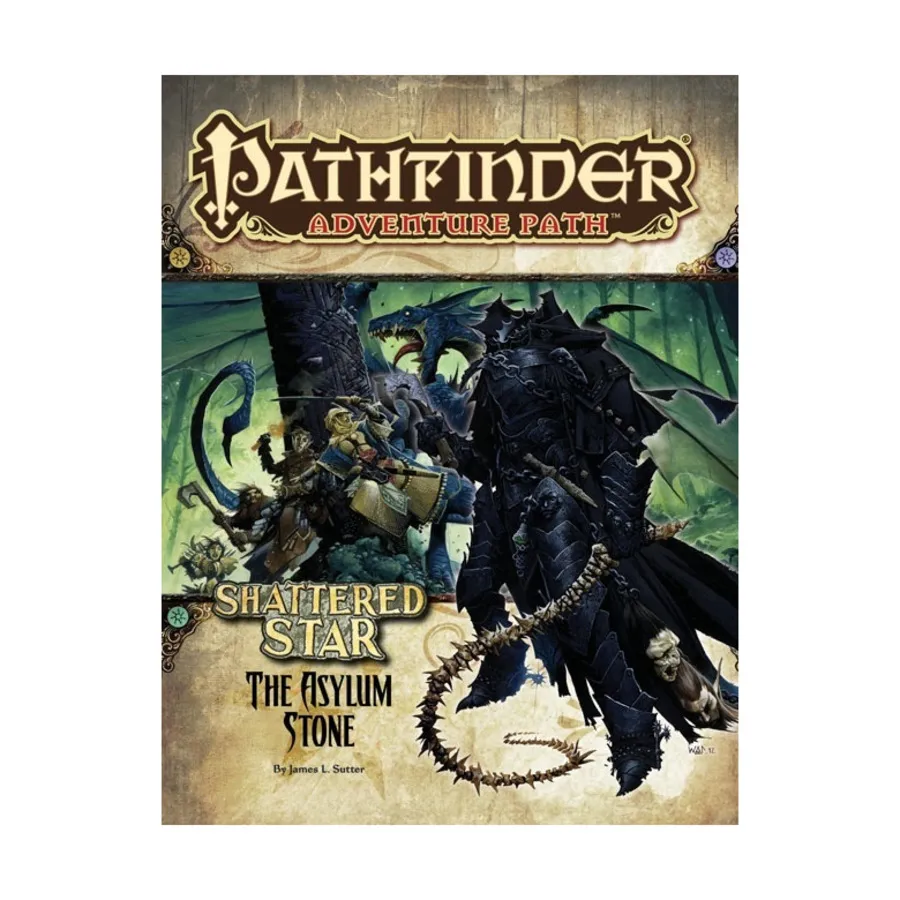 

#63 "Shattered Star #3 - The Asylum Stone", Pathfinder Roleplaying Game (1st Edition) - Adventure Path #061 - #090, мягкая обложка