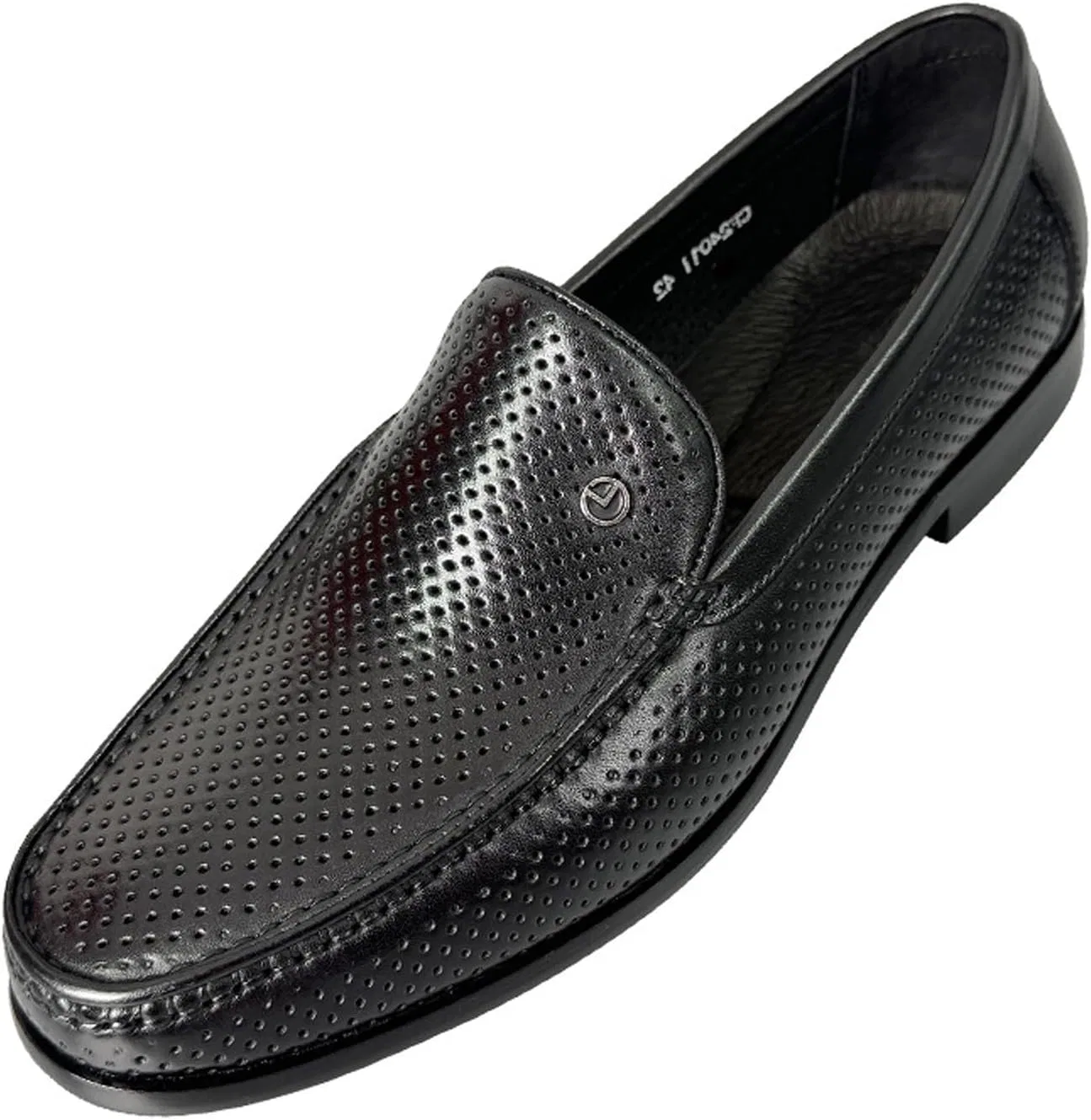 Лоферы из натуральной кожи Santimon, Black
