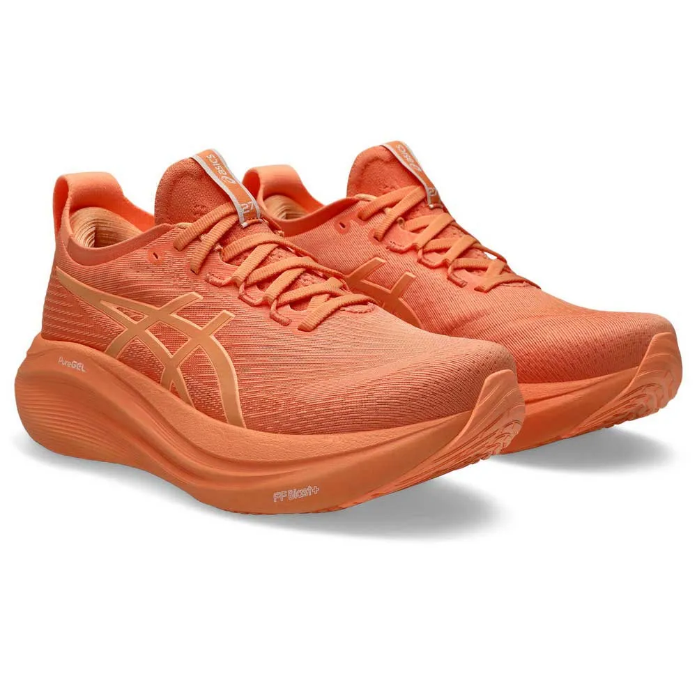 Беговые кроссовки Asics Gel Nimbus 27 Lite Show, оранжевый — фото 4