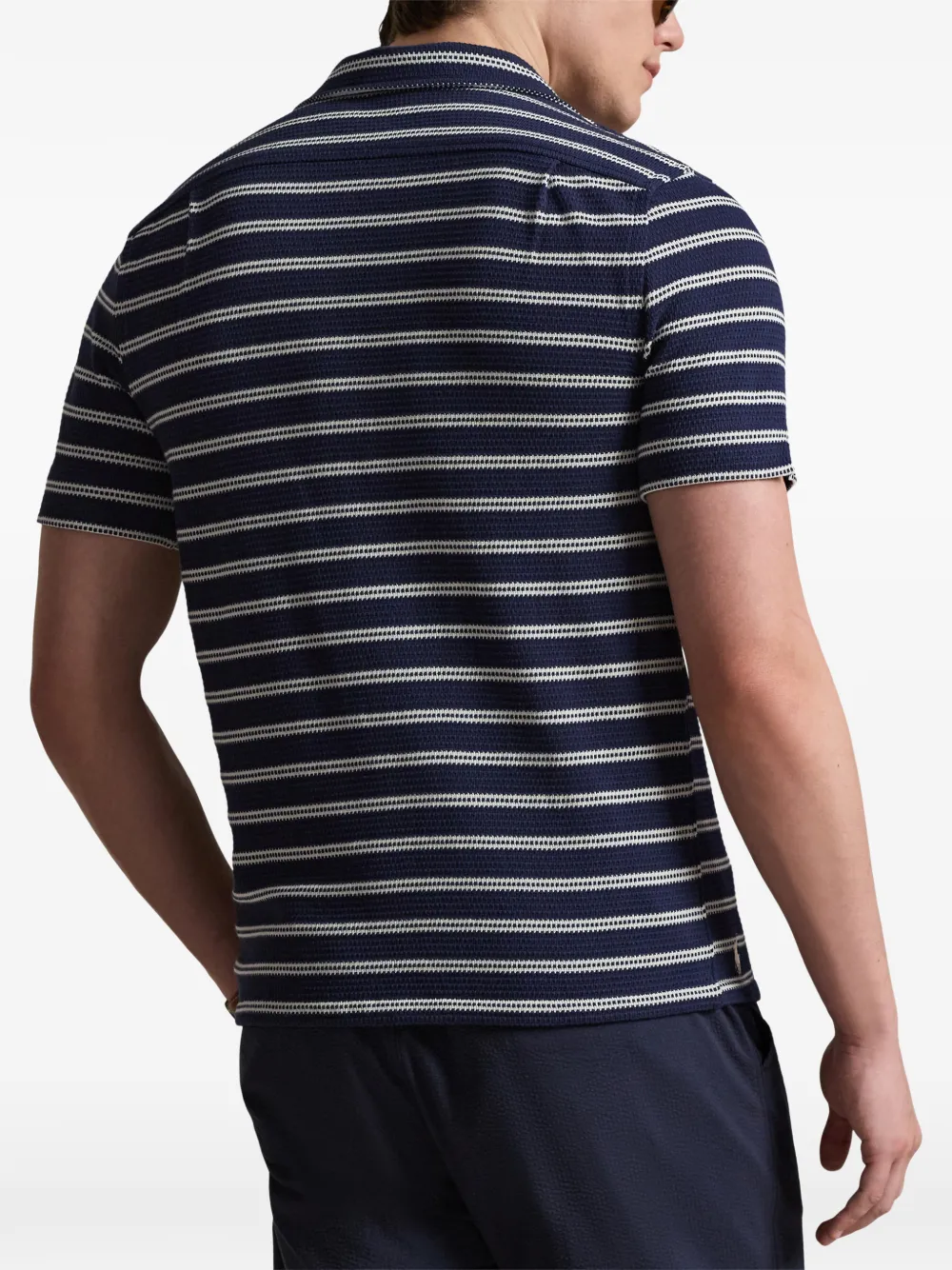 Брюки с поясом на кулиске Polo Ralph Lauren, синий — фото 4
