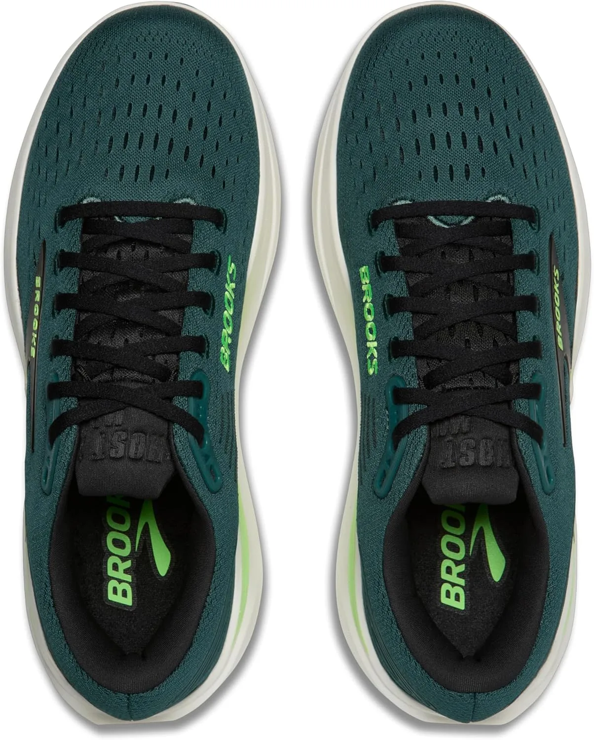 Мужские кроссовки Brooks Ghost Max 3, черный/зеленый — фото 4