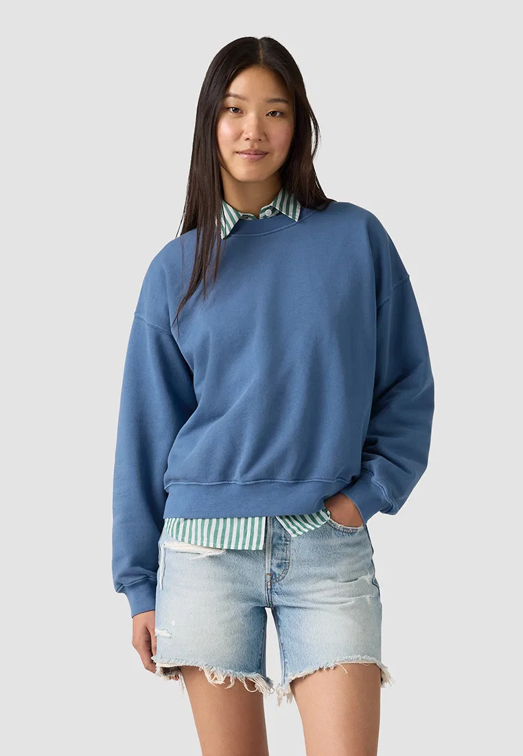 Свитшот женский винтажный свободный, Levi's, мультиколор — фото 3