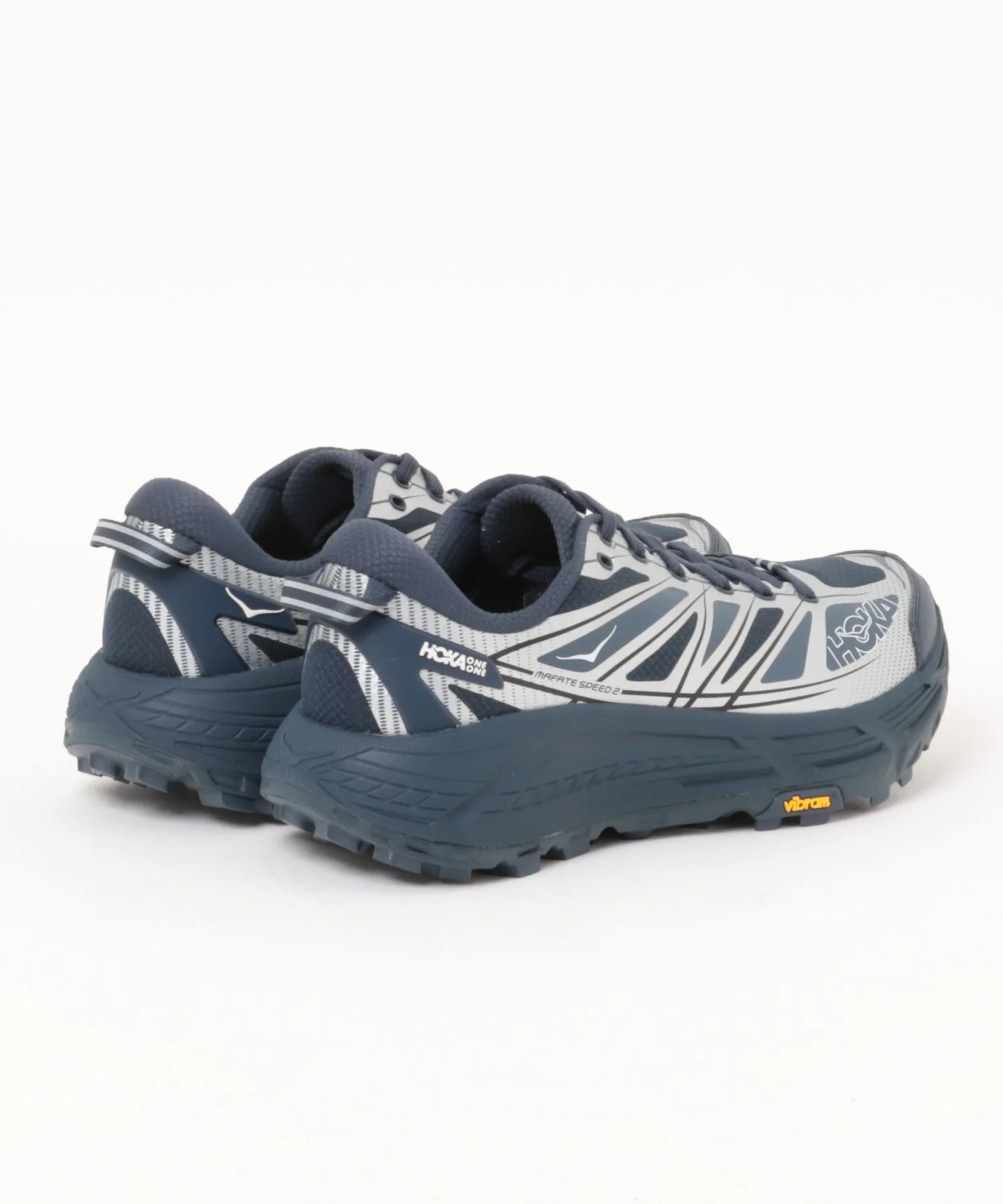 Мужские кроссовки для бега Mafate Speed 2 HOKA тёмно-синие — фото 2