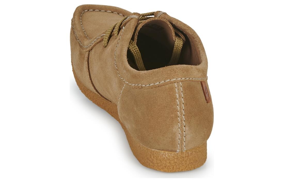 Мужские повседневные мужские низкие бежевые Clarks — фото 4
