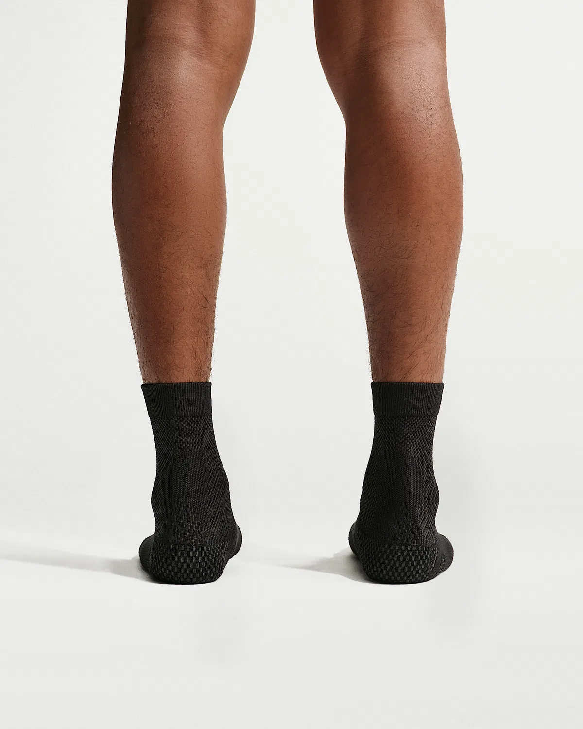 Nike Run Running Micro-Crew Socks (1 пара) Lightweight, Black/Pure Platinum/Dark Smoke Grey/Smoke Grey — фото 3