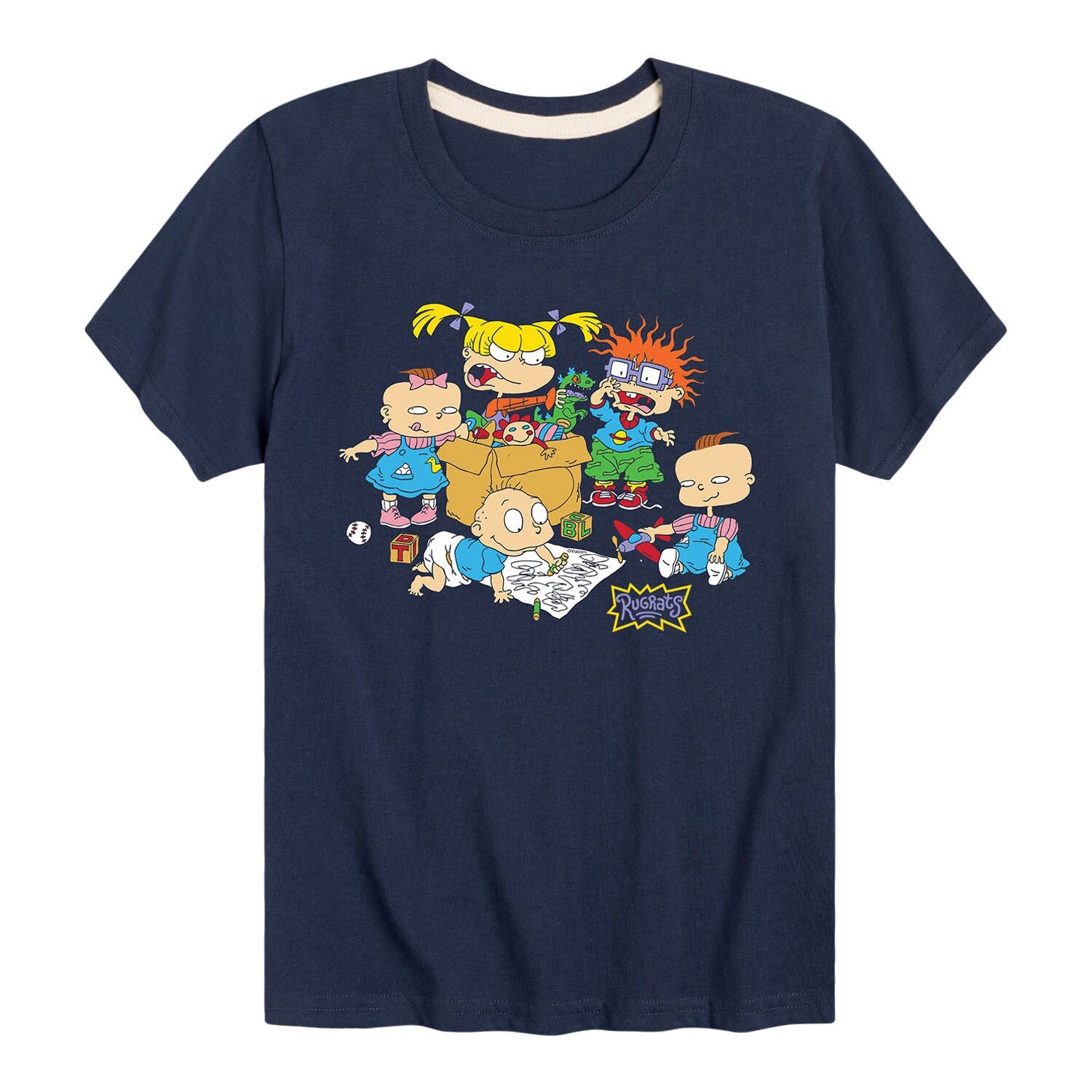 

Футболка с рисунком Rugrats Toybox для мальчиков 8–20 лет Nickelodeon