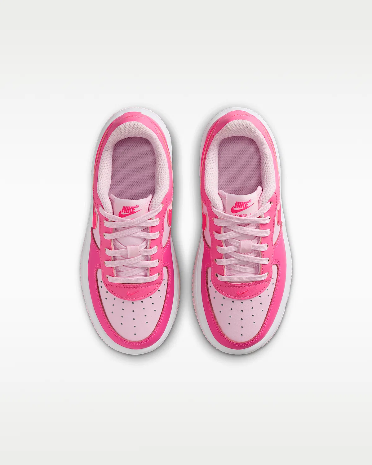 Кроссовки Nike Force 1 Low для малышей, Pinksicle/Pink Foam/White/Hyper Pink — фото 4