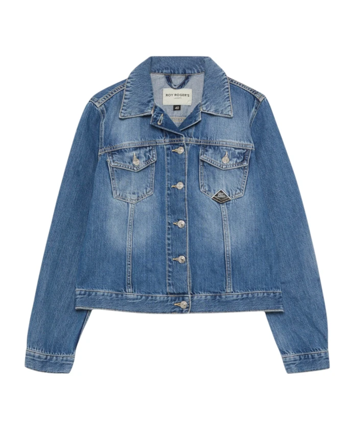 

Женская джинсовая куртка, хлопок, культовый дизайн. Roy Roger'S, синий