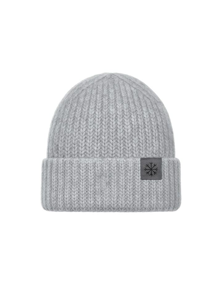 

Вязаная шапка, теплый дизайн, серый цвет Faera