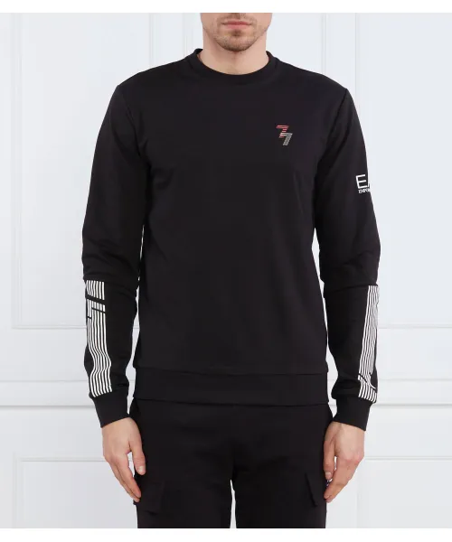 

Толстовка Regular fit Ea7, черный