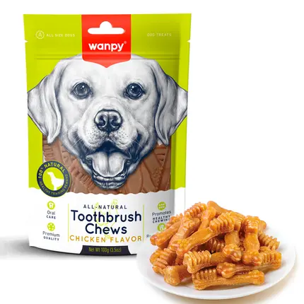

Зубная щетка Chews - Chicken Flavor - 100g