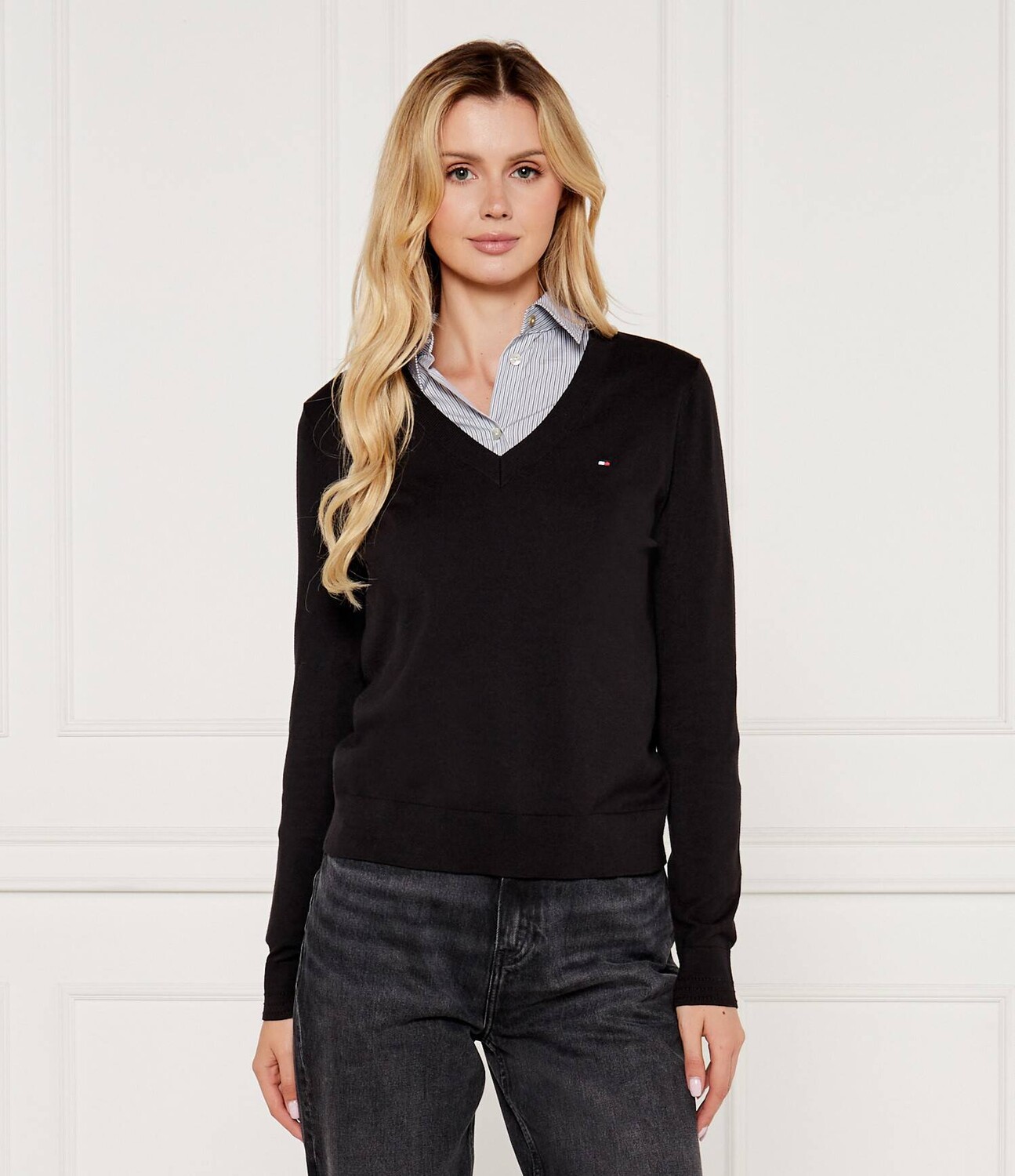 

Свитер Tommy Hilfiger Regular Fit, черный