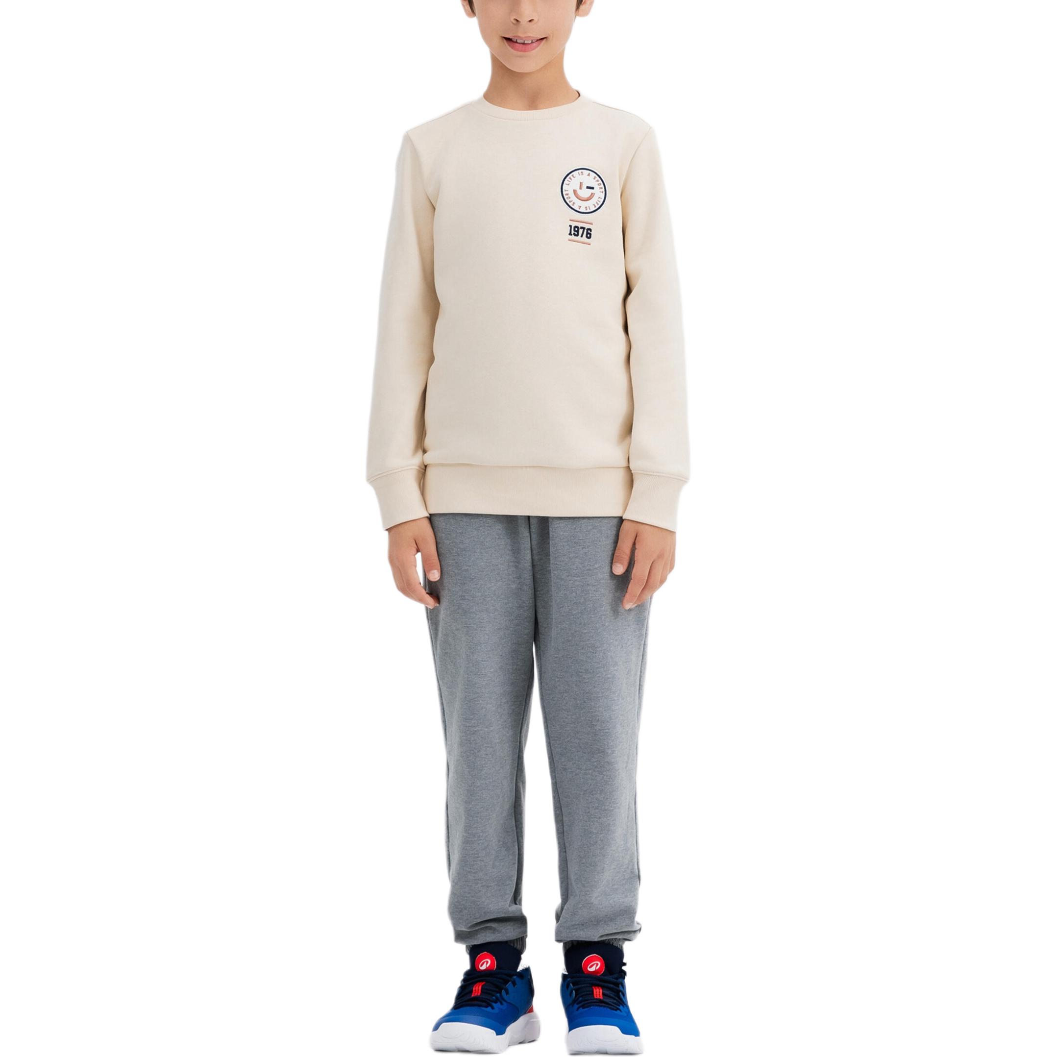 

Вязаные спортивные штаны серые для подростков DECATHLON