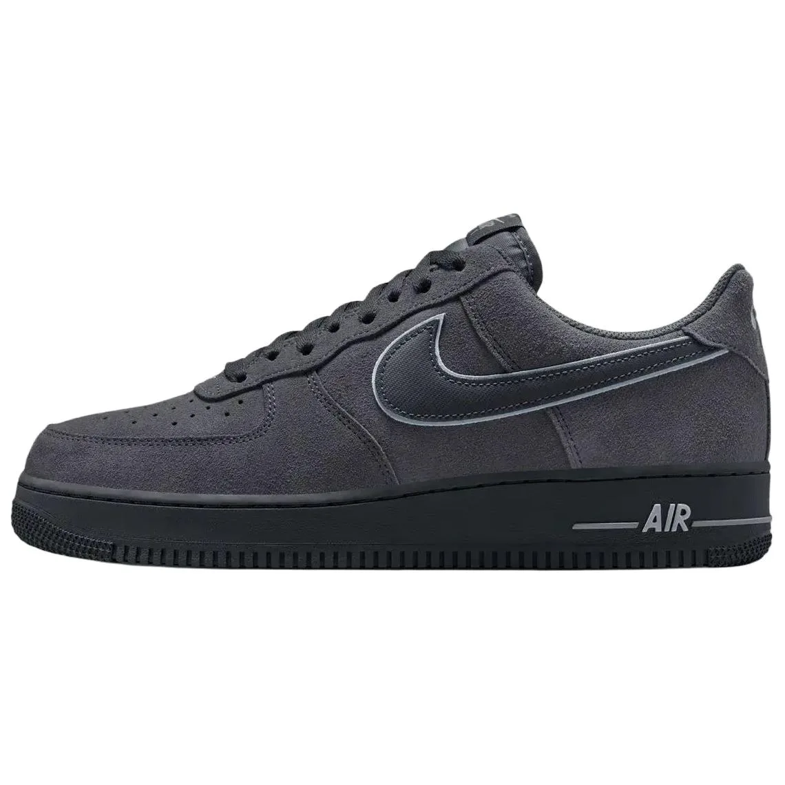Nike Кроссовки Air Force 1 для скейтбординга мужские темно-серые
