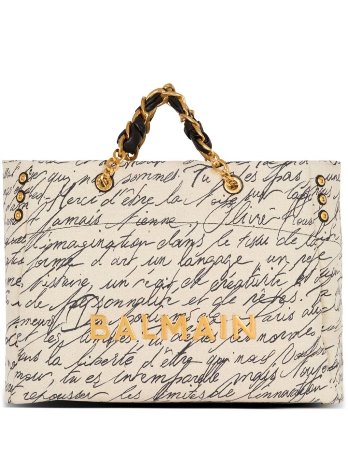 

Сумка-тоут 1945 Soft XXL Balmain, нейтральный цвет