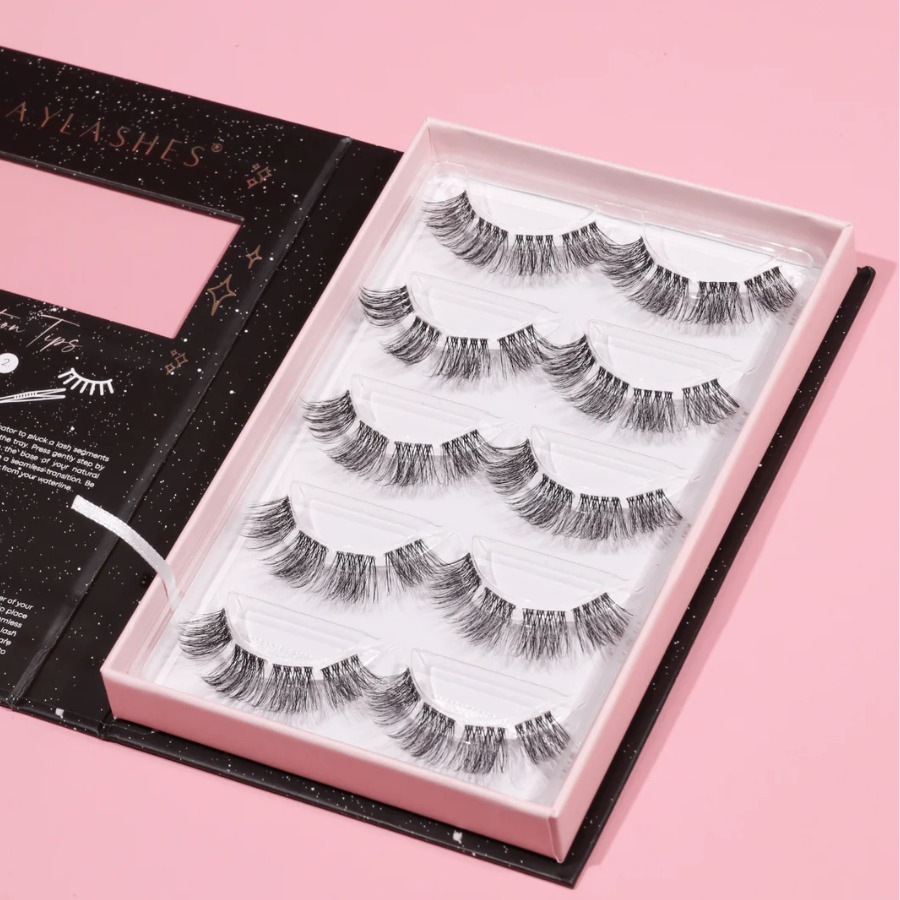 Искусственные ресницы maxi box - 5 paar - schwarz. Aylashes, the iconic maxi (12mm-15mm), количество 1 шт. — фото 2