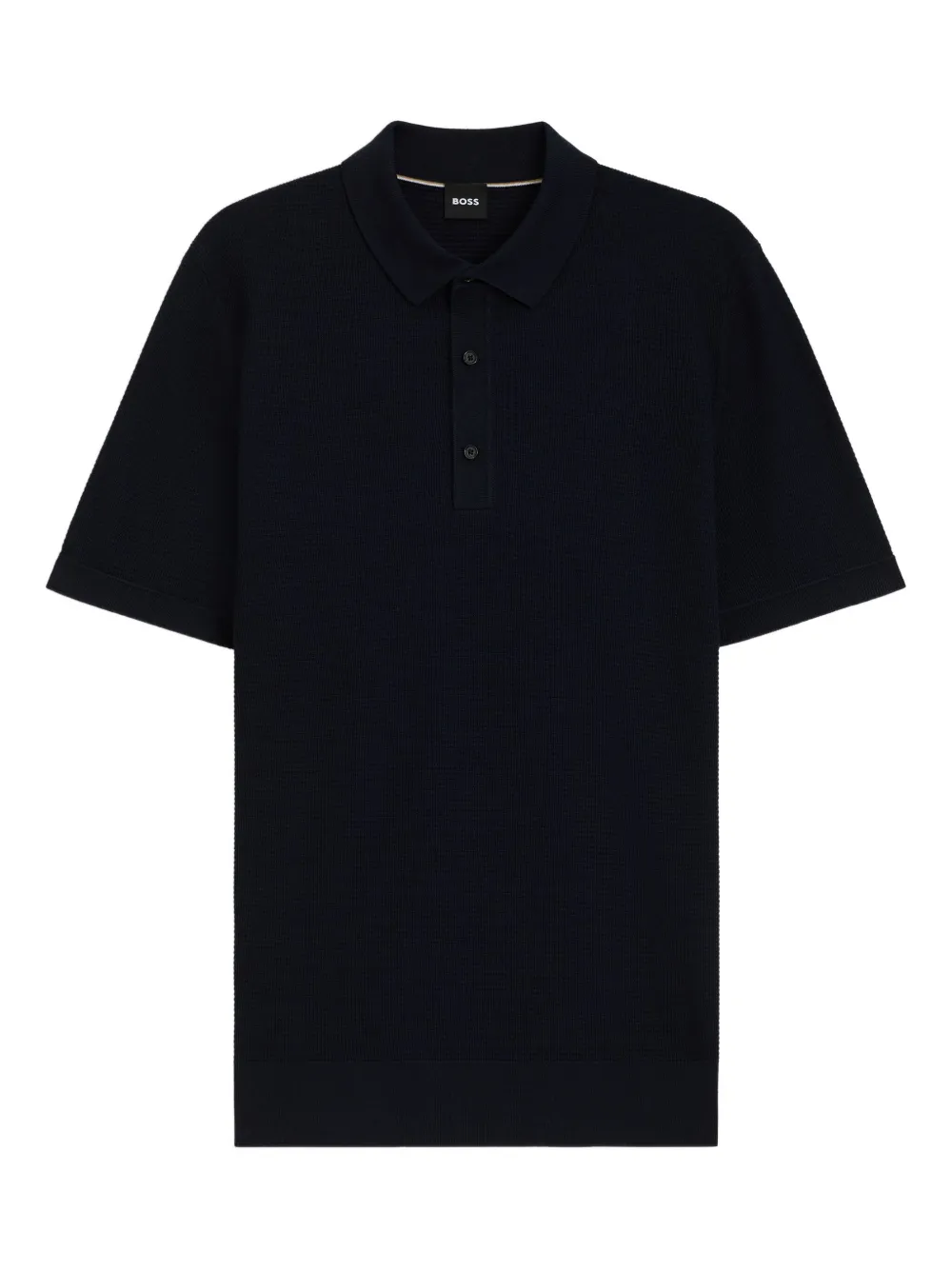 

Рубашка-поло с коротким рукавом BOSS, черный