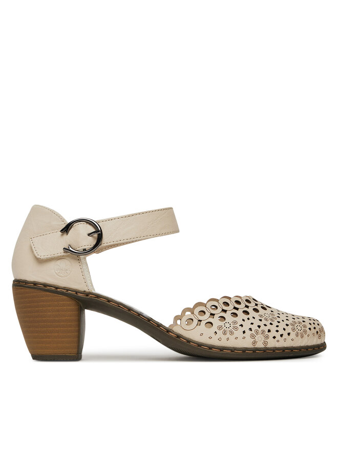Полуботинки 40902-60 Rieker, бежевый
