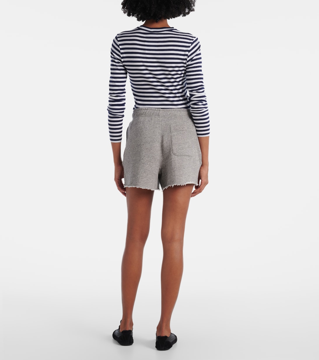 Шорты из флиса с хлопком Polo Ralph Lauren, Dark Vintage Heather — фото 3