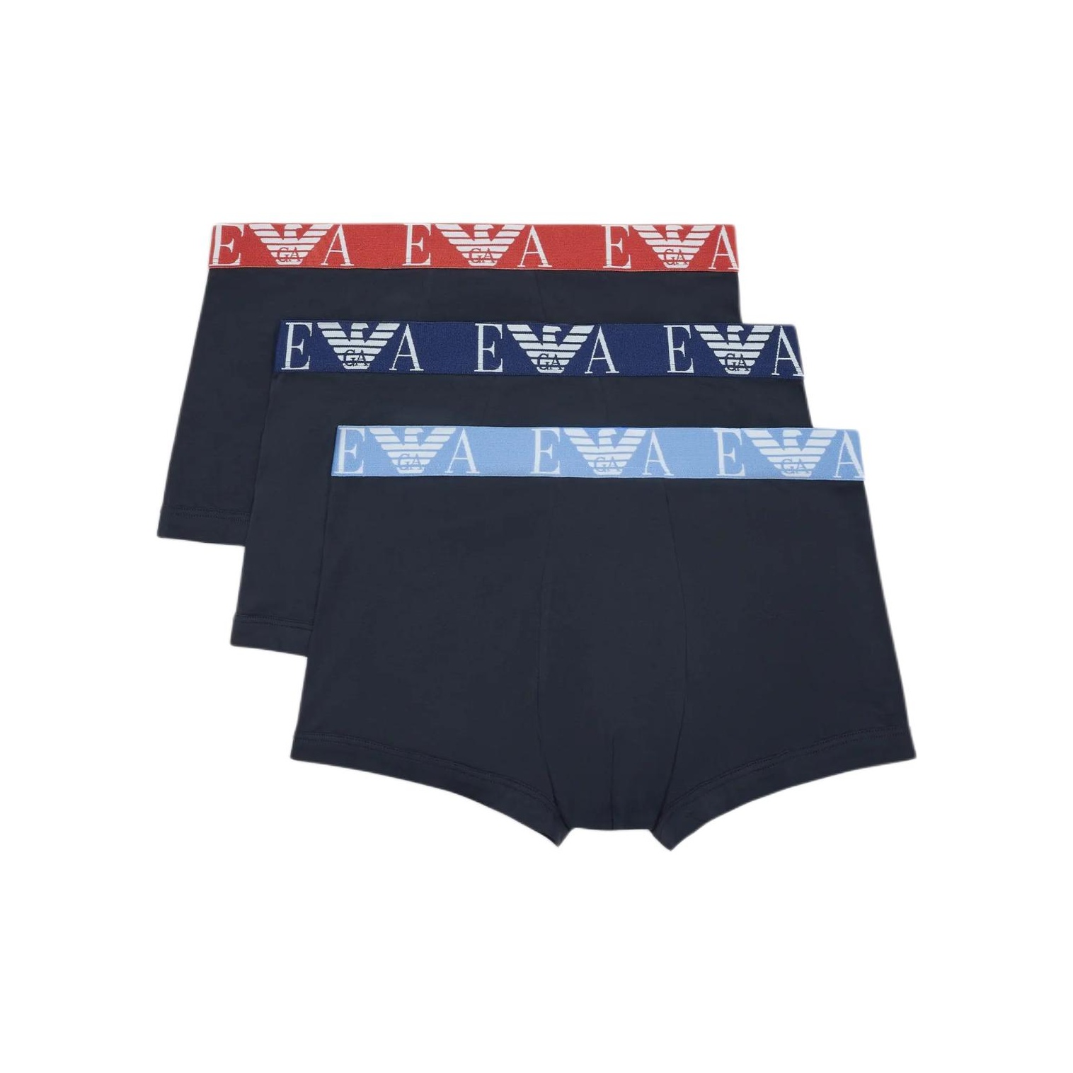 

Трусы с логотипом на поясе EMPORIO ARMANI, синий