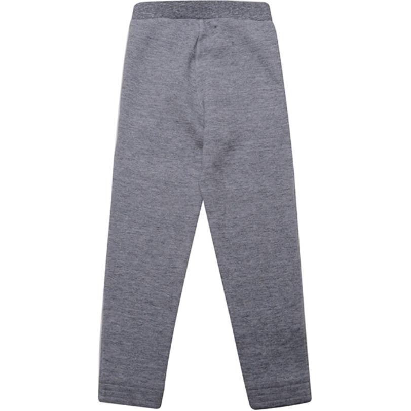 Adidas Детские вязаные спортивные штаны для детей 3-7 лет gray — фото 4