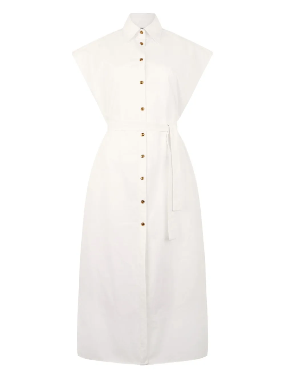 

Платье-рубашка с поясом Roberto Cavalli, белый