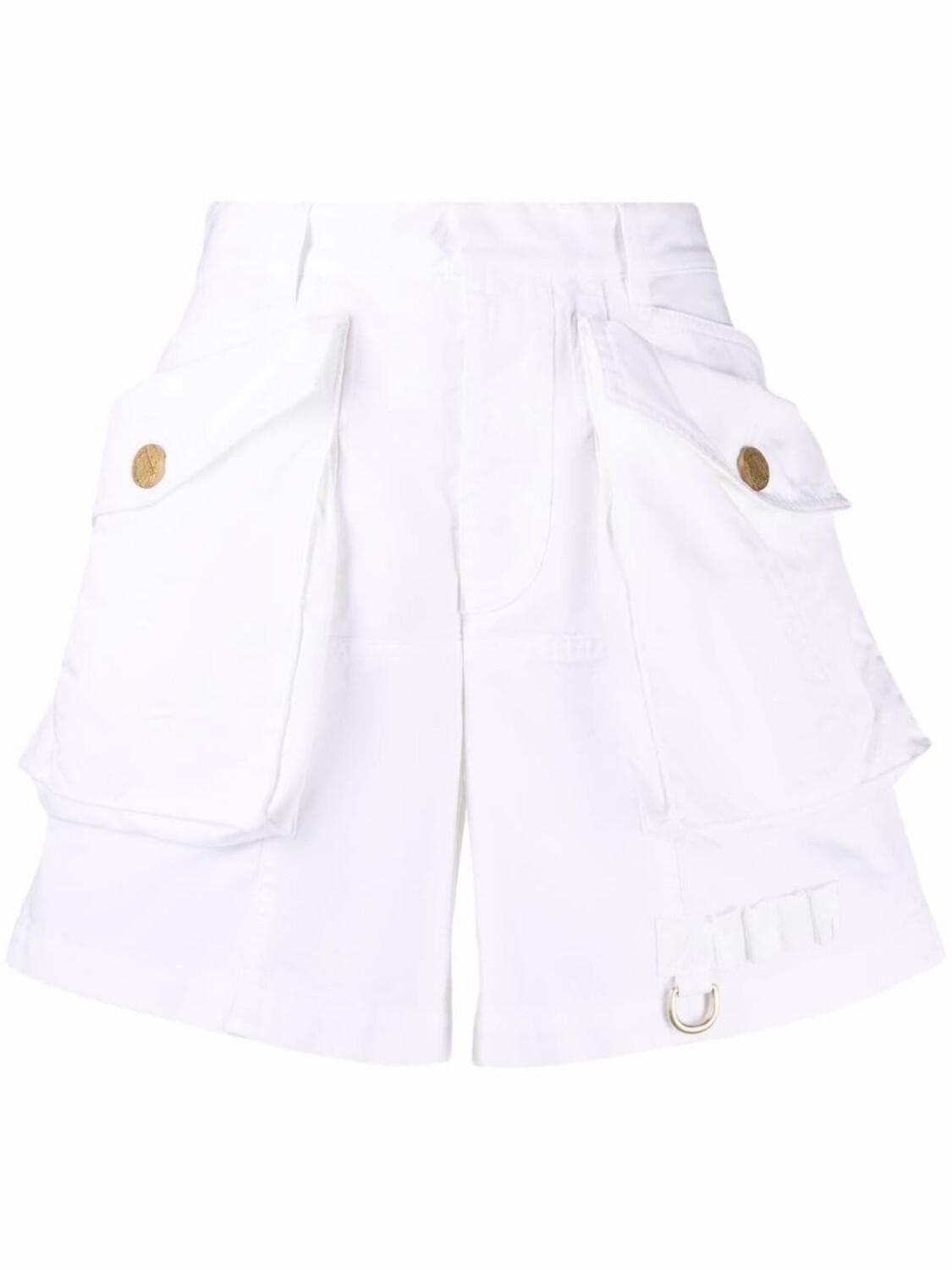 

Dsquared2 шорты с завышенной талией, белый