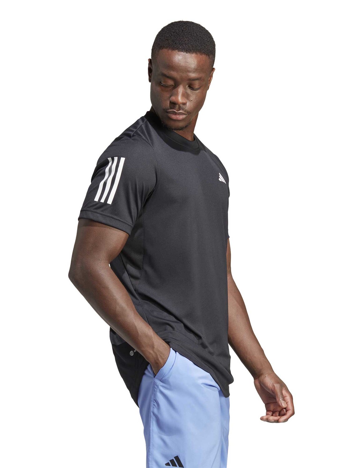 

Футболка Adidas Performance Club 3-Stripes Tennis T-Shirt, черный