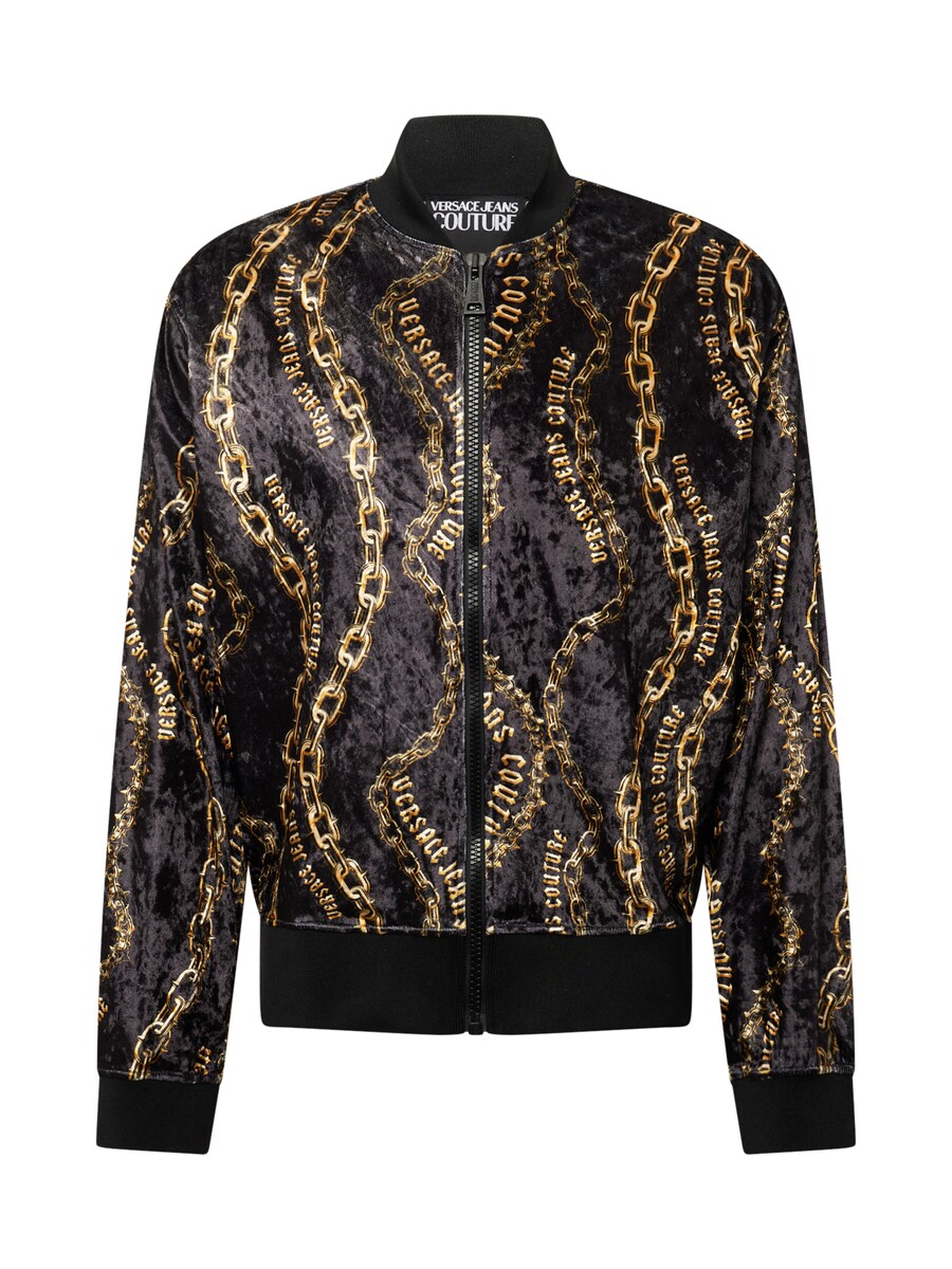 

Куртка на молнии Versace Jeans Couture Zip-Up Hoodie, черный