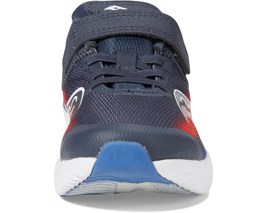 Кроссовки Saucony Kids Kinvara 14 A/C Sneakers, цвет Navy/Red — фото 3