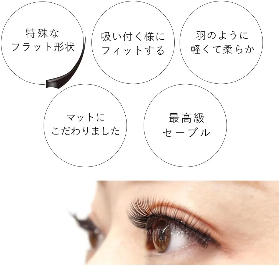 Ресницы накладные Royal Lash Matte Flat J Curl 0.15 мм 10 мм 6 рядов 2 шт — фото 4