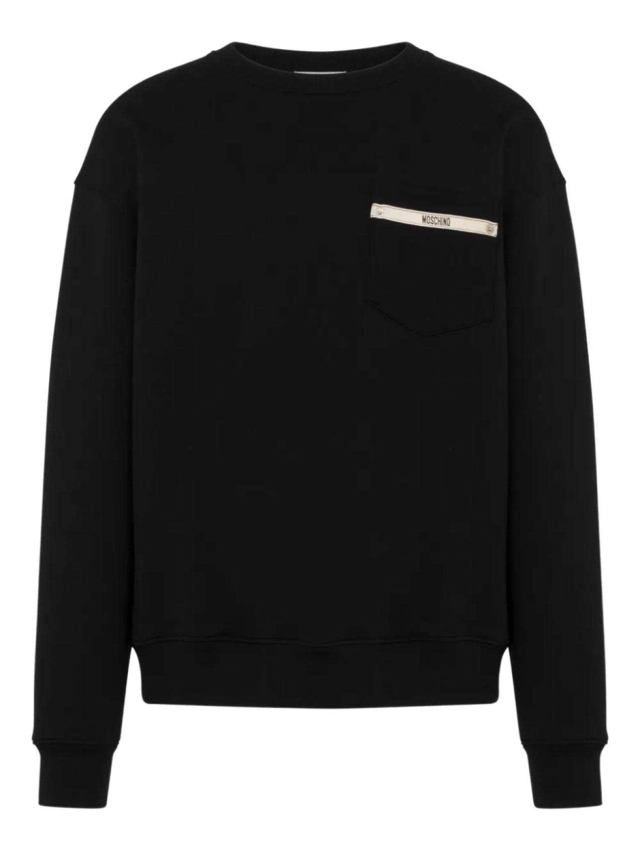

Moschino толстовка с карманом, черный